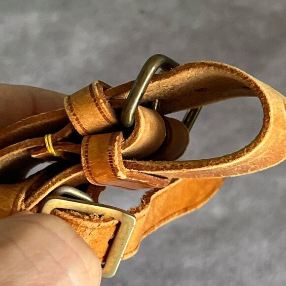 Authentic Louis Vuitton Vanchetta Luggage Tag with Poignet Keepall C - Picture 9 of 13